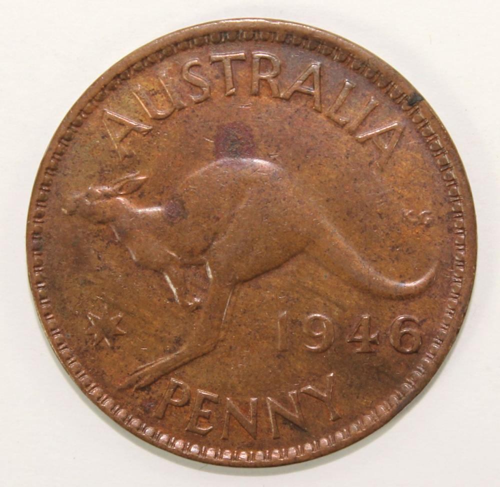 Australia 1946 Penny, Very ... image