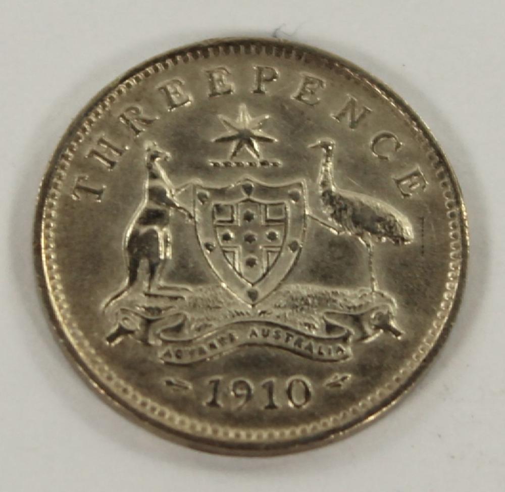 Australia 1910 Threepence, ... image