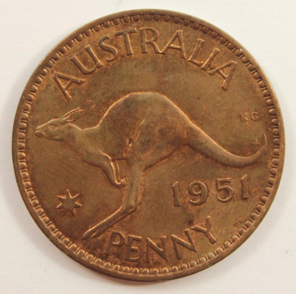 Australia 1951 PL Penny, vi... image