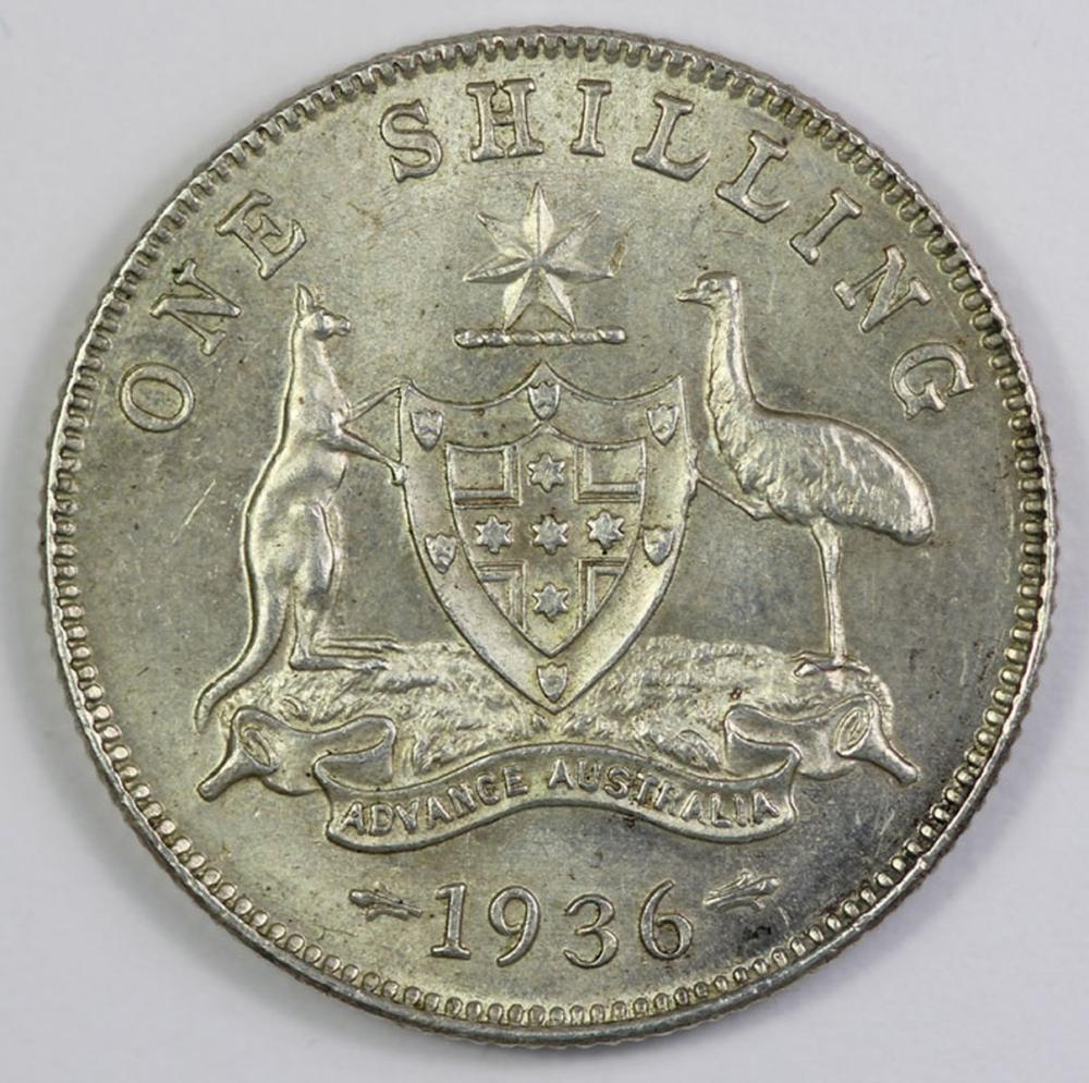 Australia 1936 Shilling, Un... image