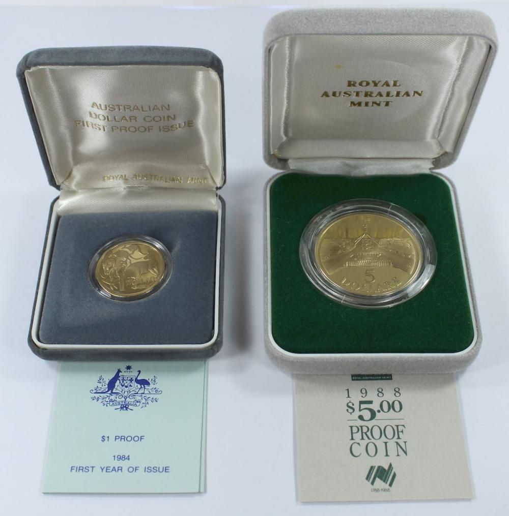 Australia 1984 Al-Br Proof ... image