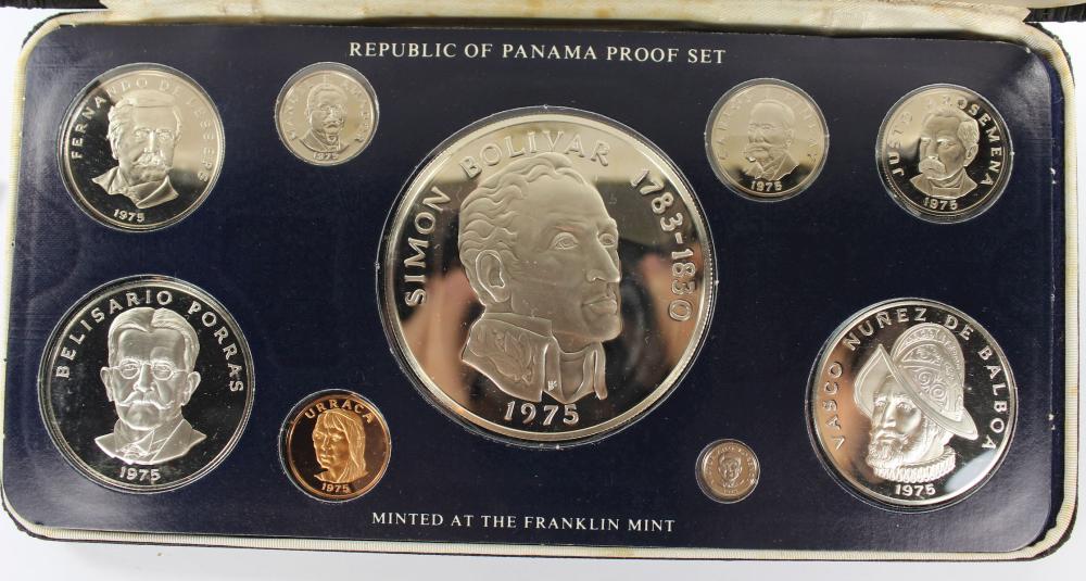 Panama 1975 Proof Set, FDC ... image