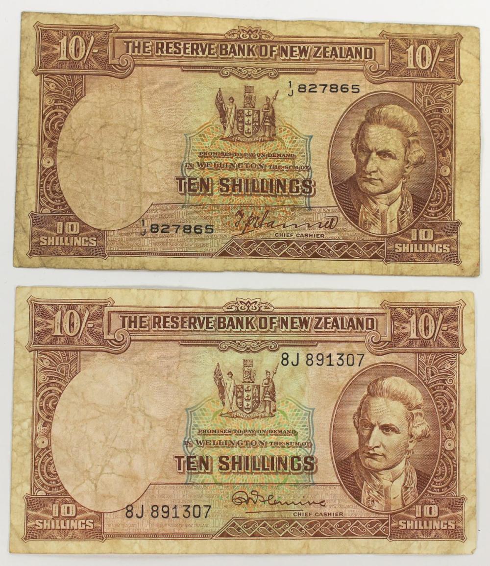 New Zealand Hanna 10/- (194... image