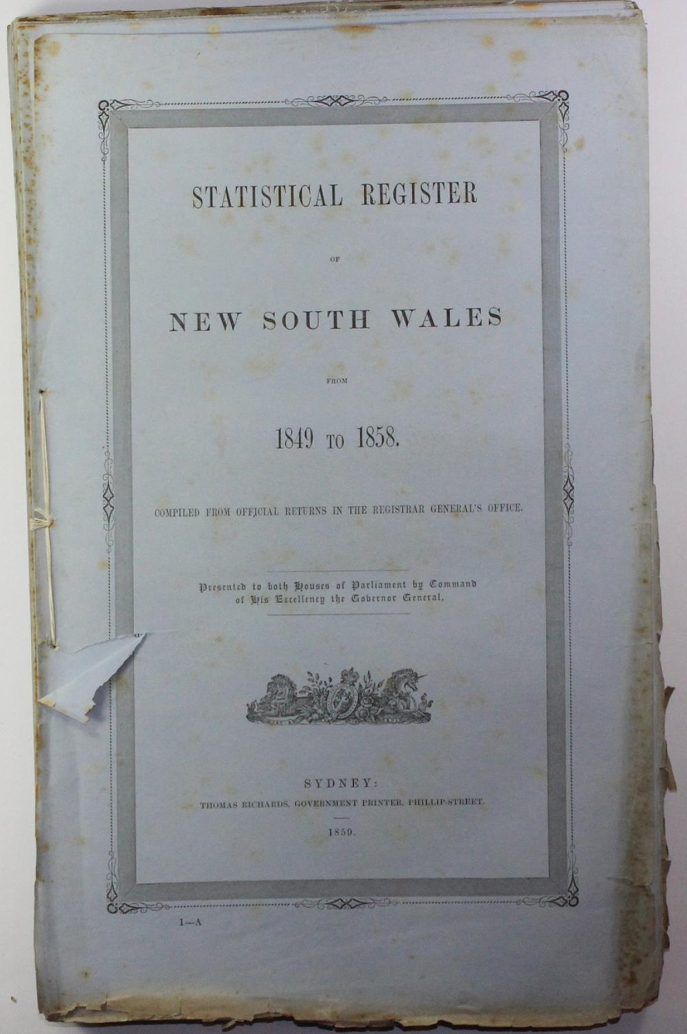 Statistical Register of New... image