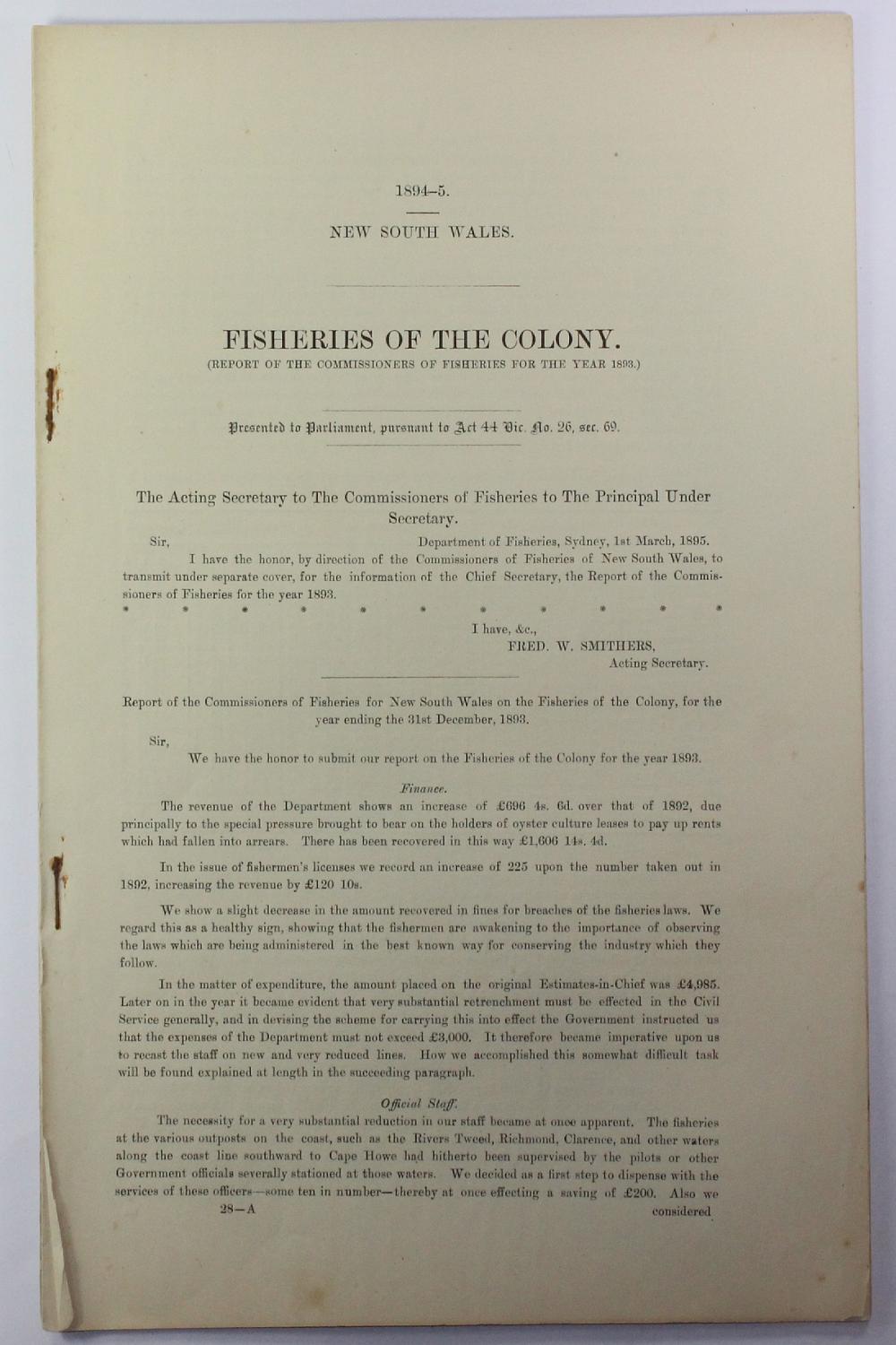 Fisheries of the Colony (Ne... image