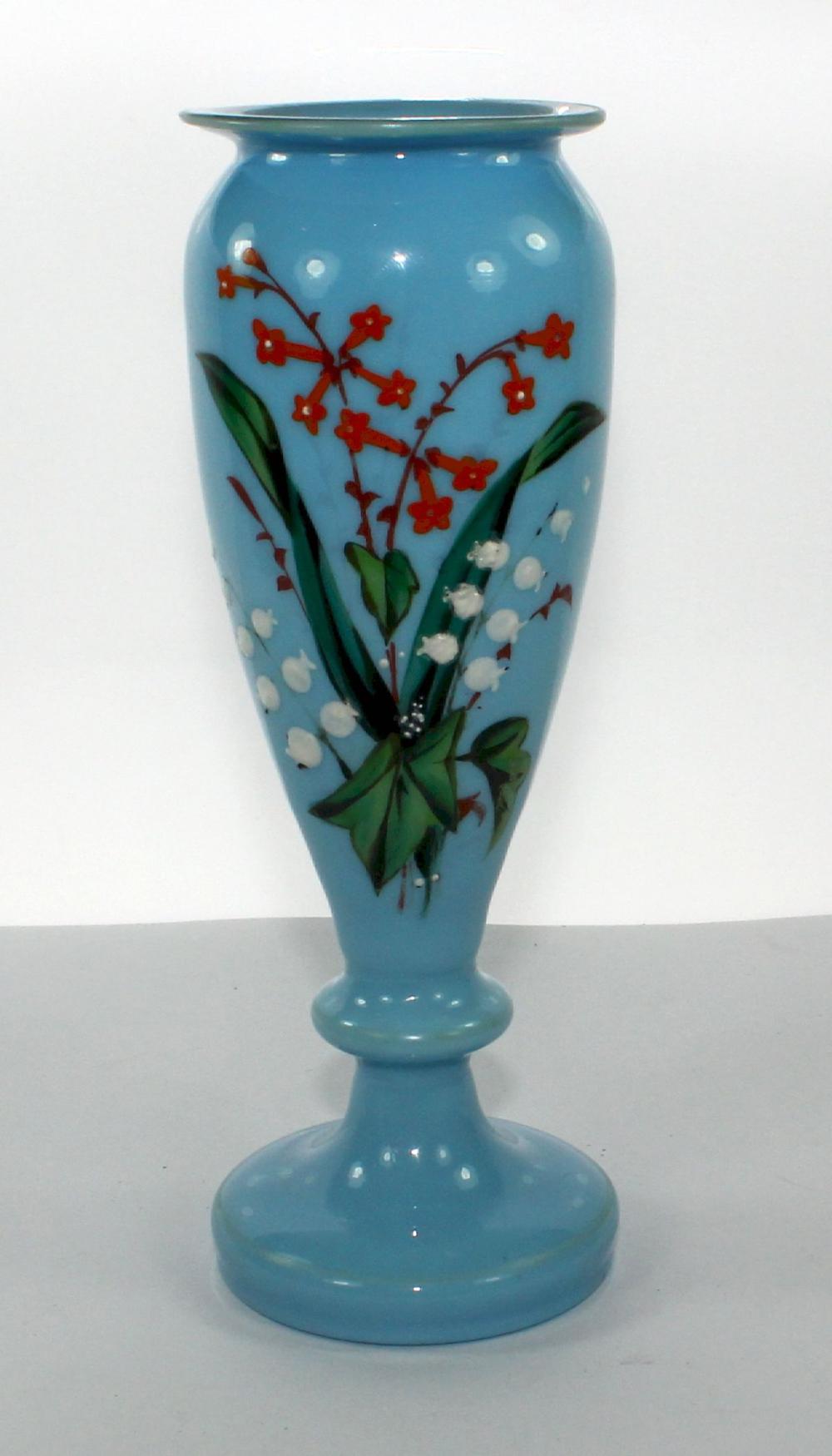 Victorian Blue Milk Glass V... image