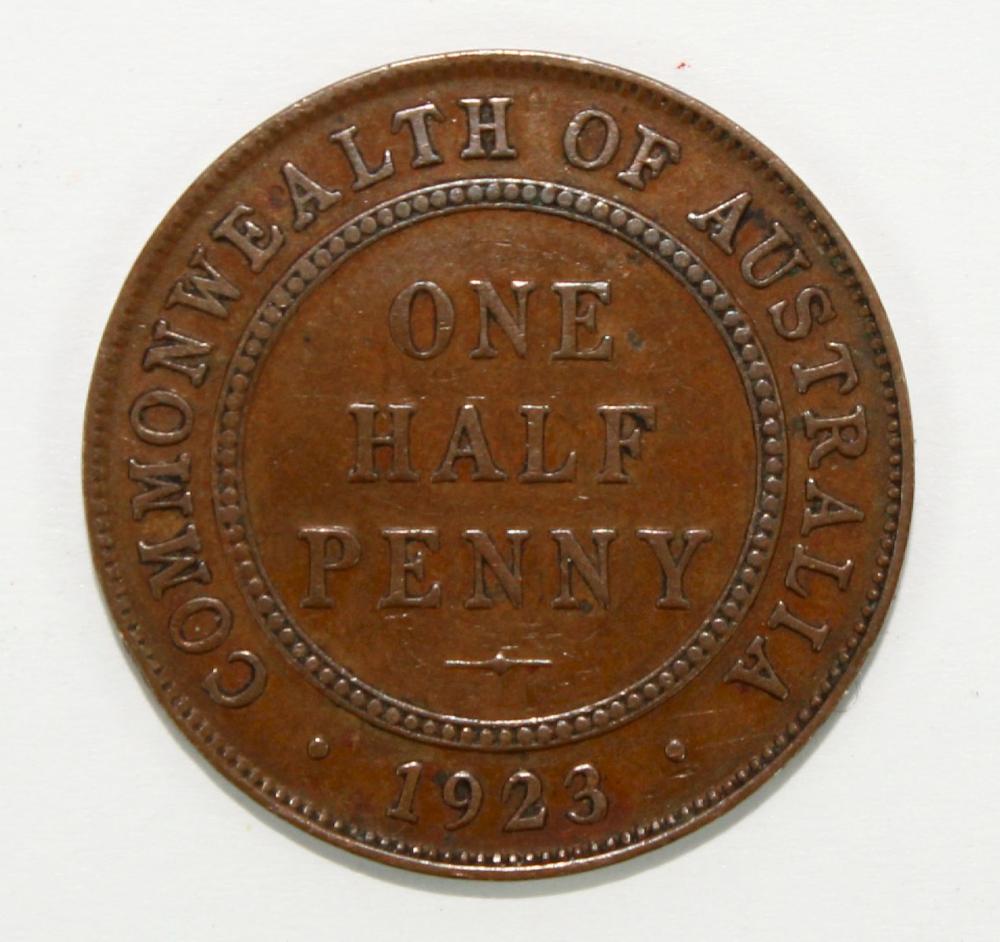 Australia 1923 Halfpenny, g... image