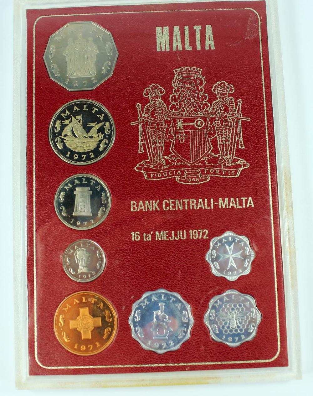 Malta 1972 Proof Coin Set, ... image