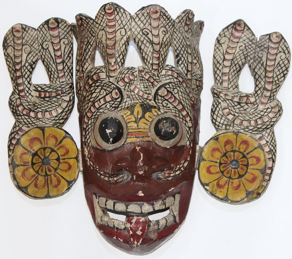 'Devil Dancer' Wooden Mask ... image