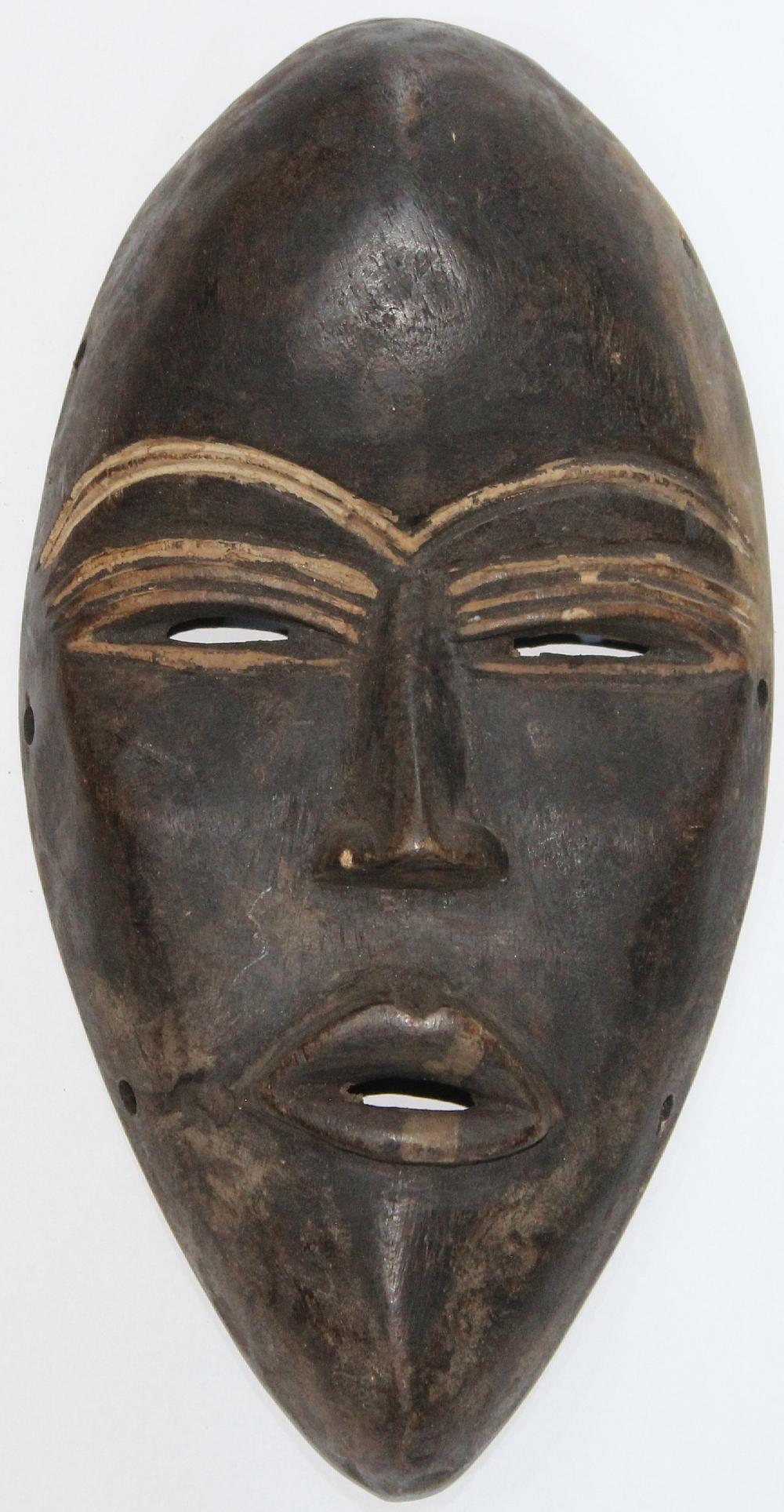 Tribal African Mask in ebon... image