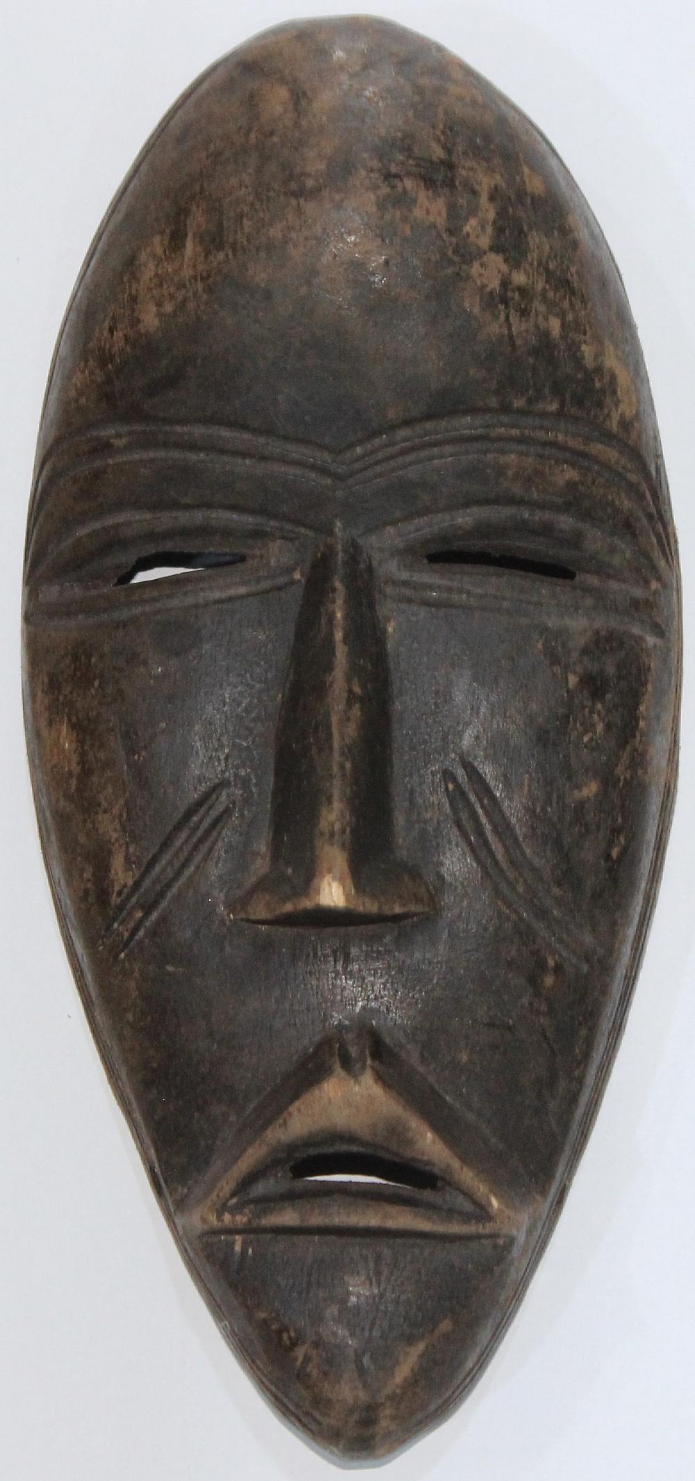 Tribal African Mask in ebon... image