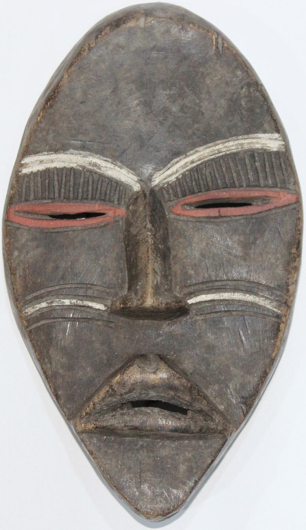 Tribal African Mask in ebon... image