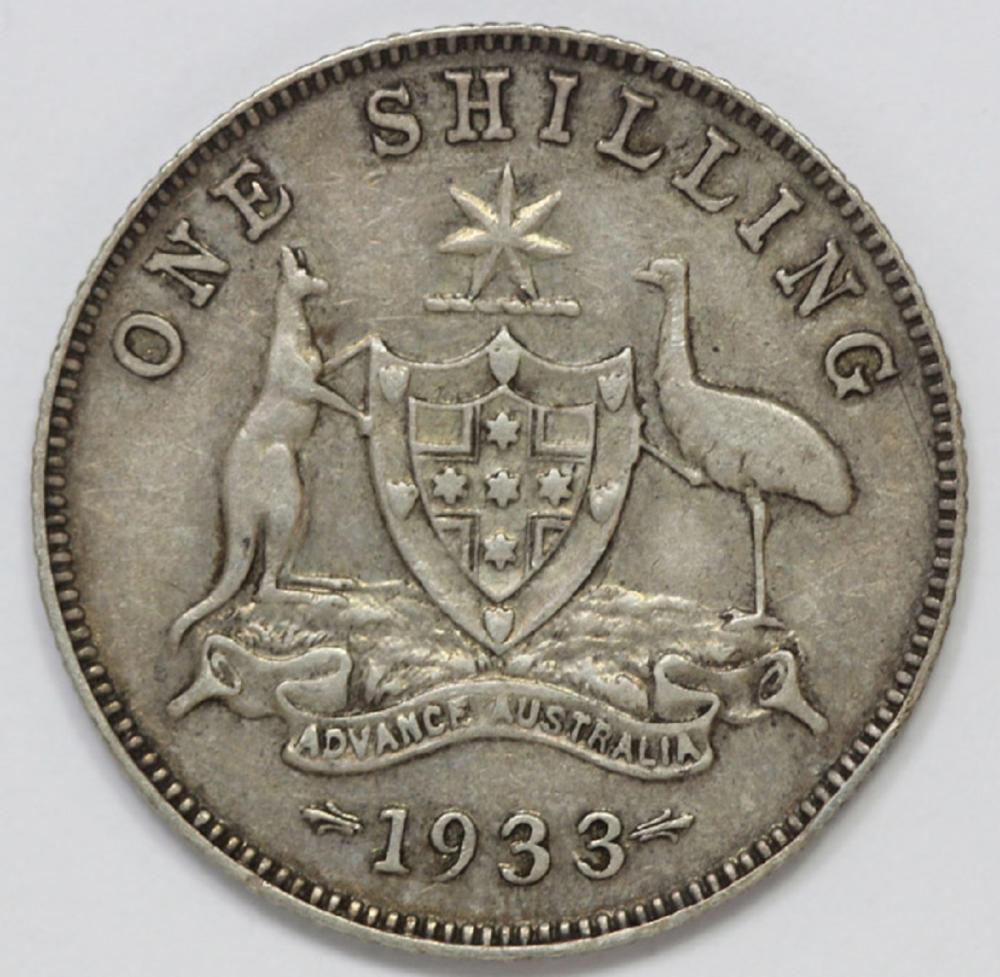 Australia. 1933 Shilling, Fine image