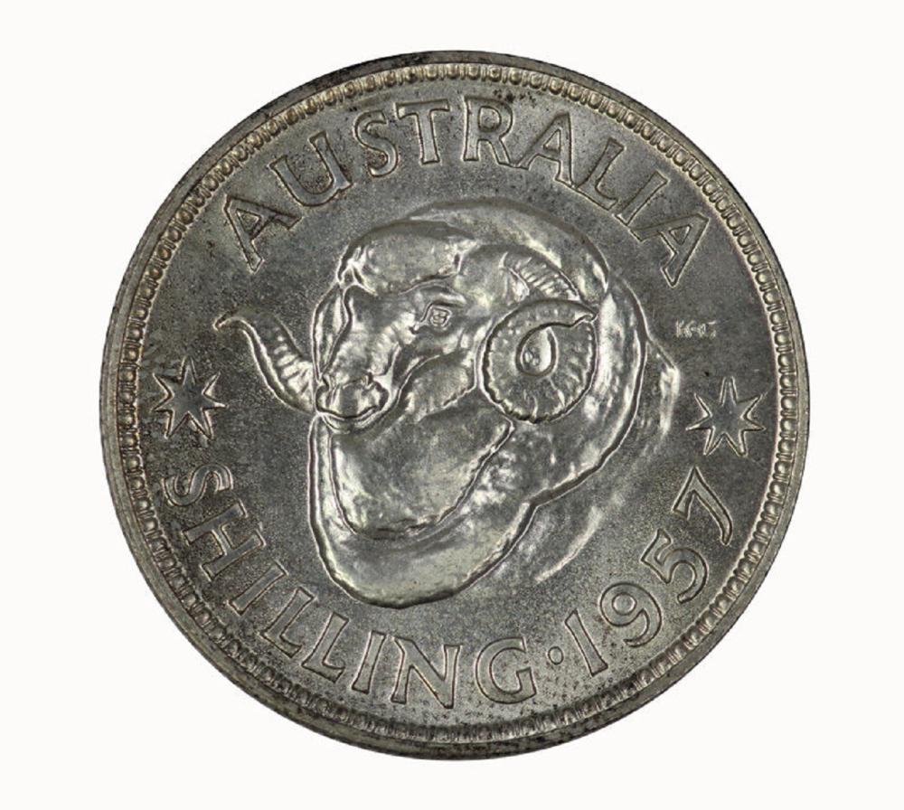 Australia. 1957 Proof Shill... image