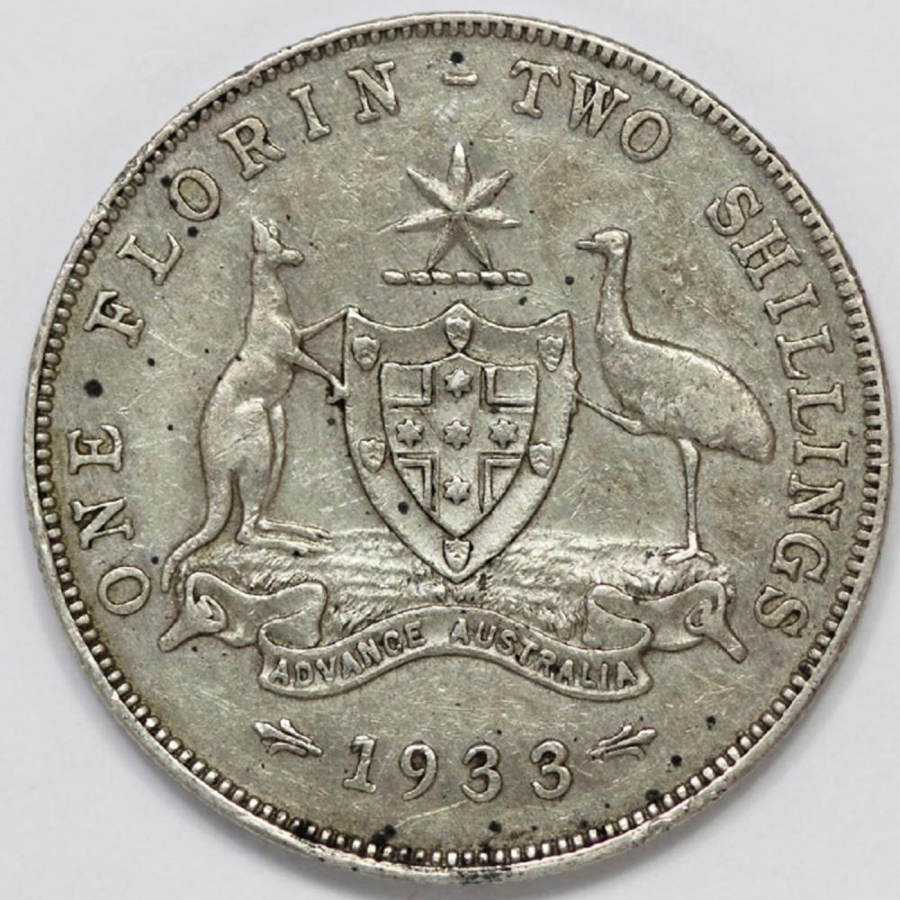 Australia. 1933 Florin, goo... image