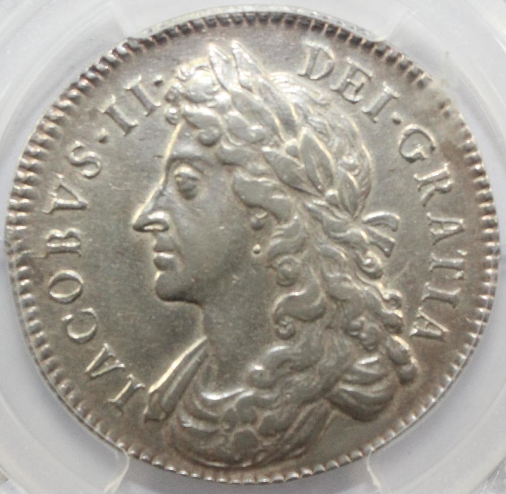 Great Britain. 1686 Half-cr... image