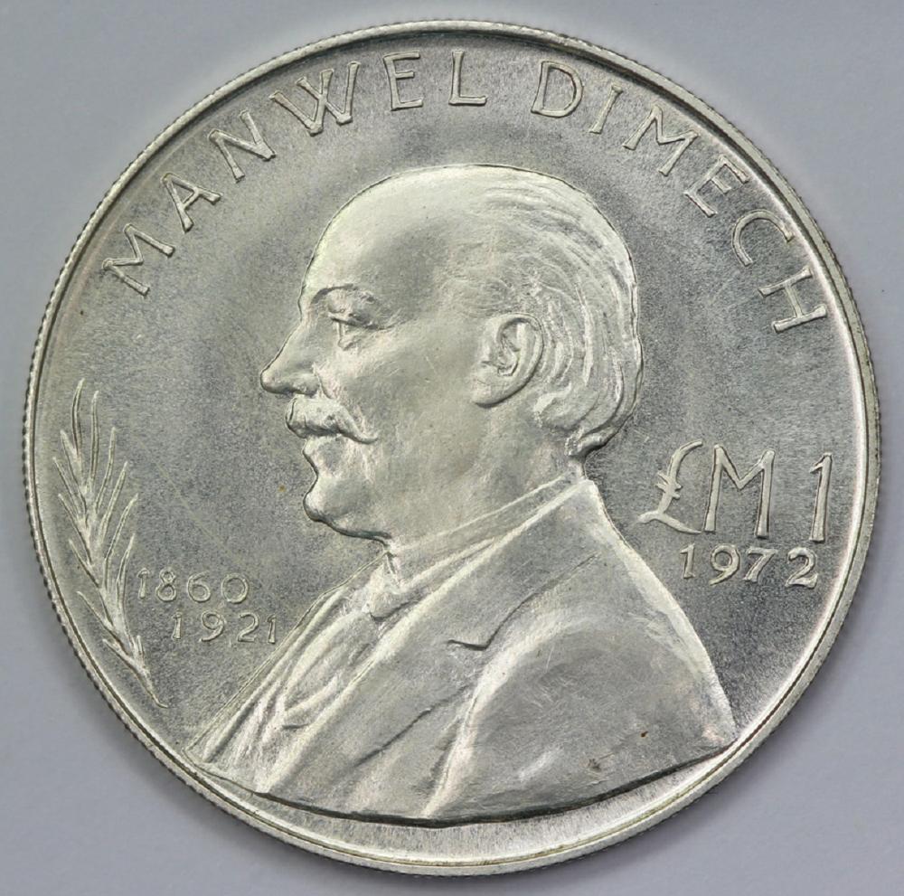 Malta. 1972 Silver (0.987) ... image