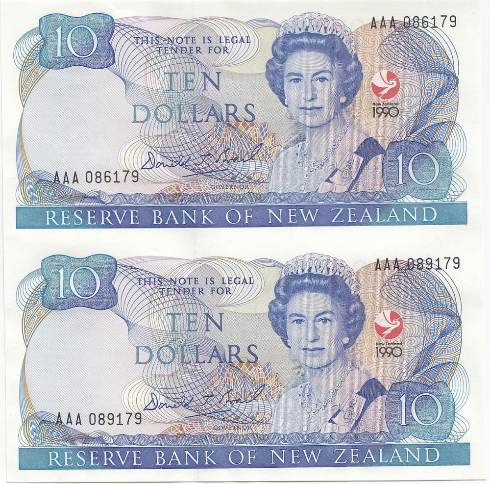 New Zealand. 1990 Ten Dolla... image