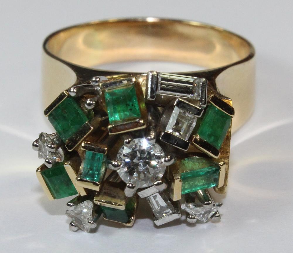 Emerald & Diamond Cluster R... image