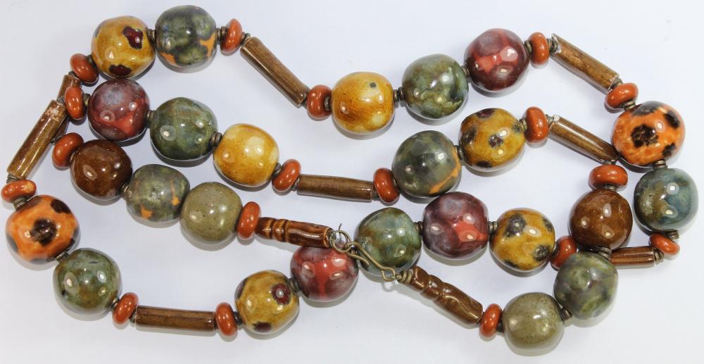 Ceramic Bead Necklace image