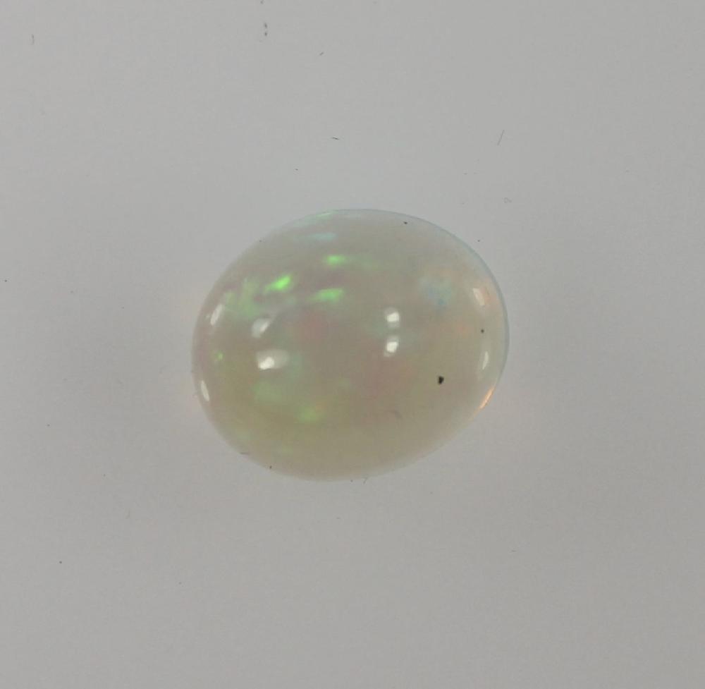 Ethiopian Cabochon White Opal image