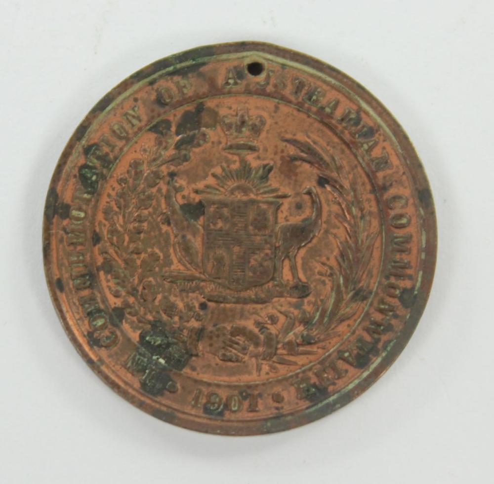 Australia 1901 Copper Medal... image