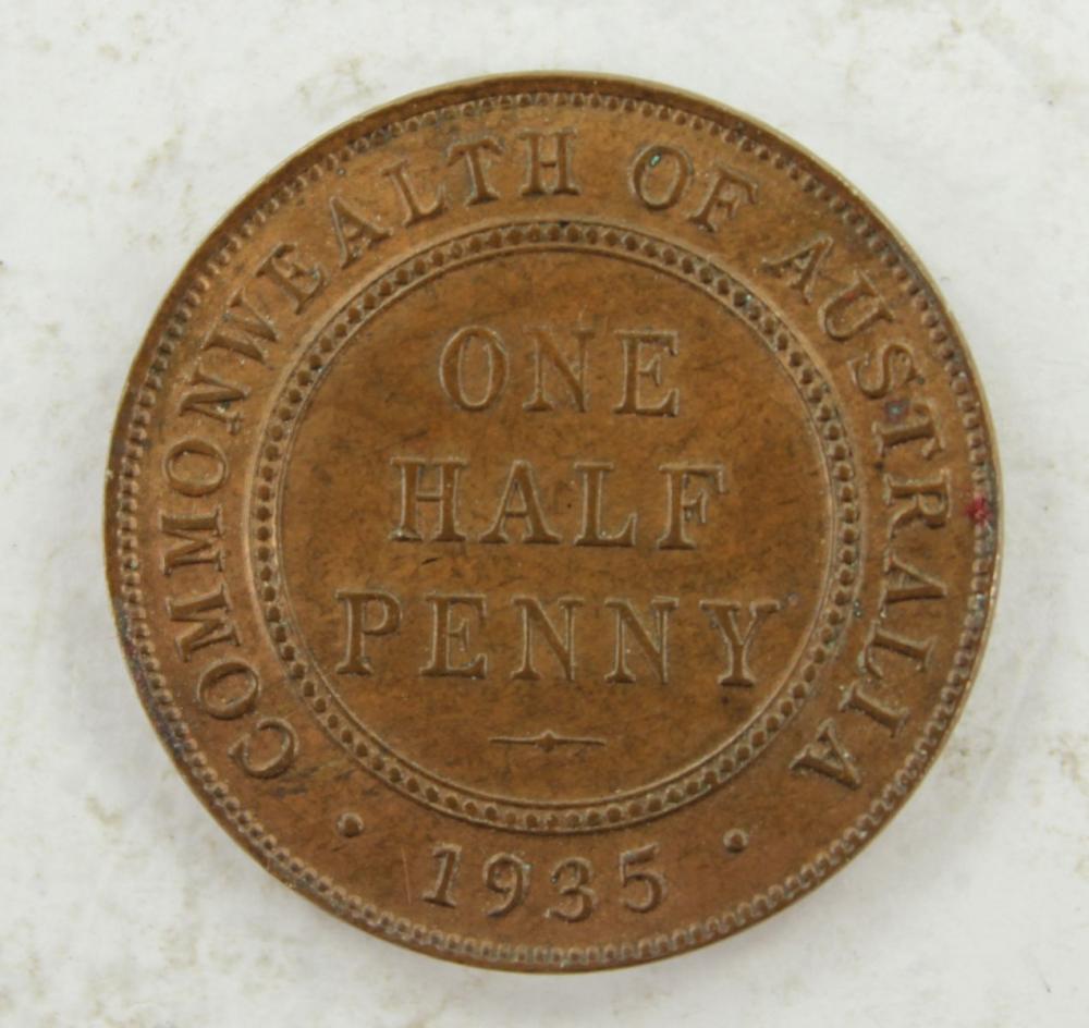 Australia 1935 Halfpenny, C... image