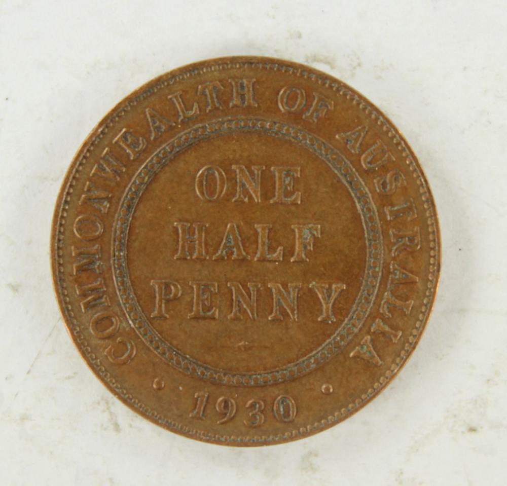 Australia 1930 Halfpenny, v... image