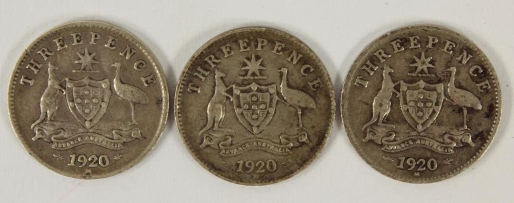 Australia 1920 M Threepence... image