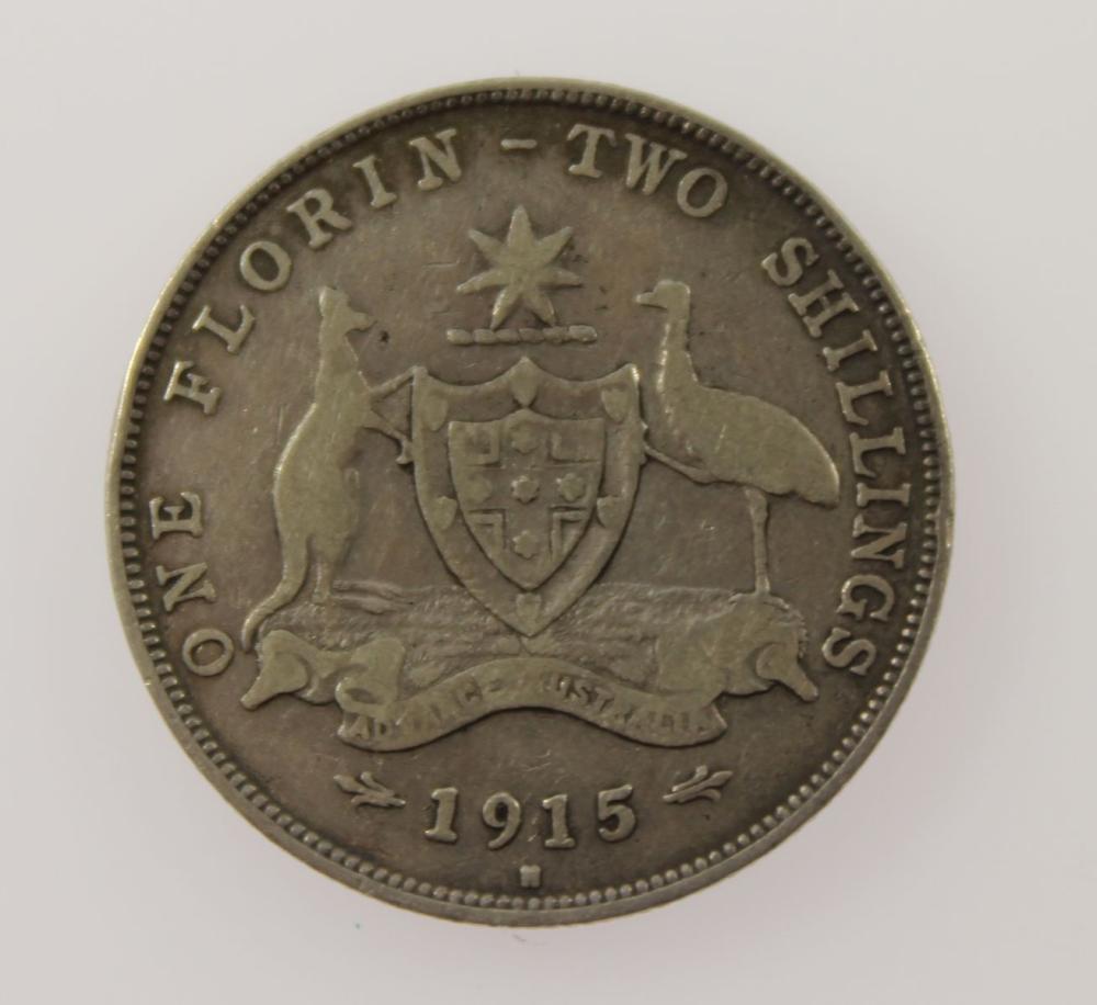 Australia 1915 H Florin, ab... image