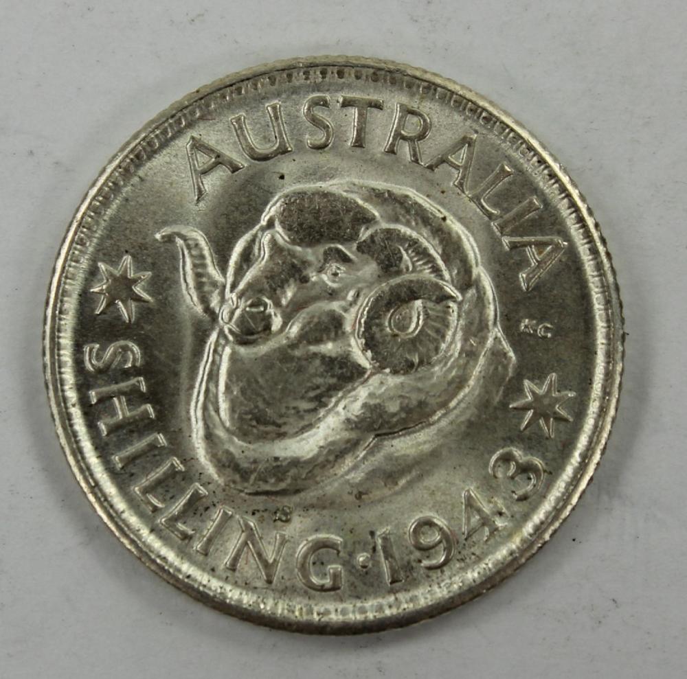 Australia 1943 S Shilling &... image