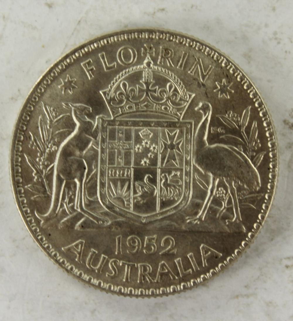 Australia 1952 Florin, Unci... image