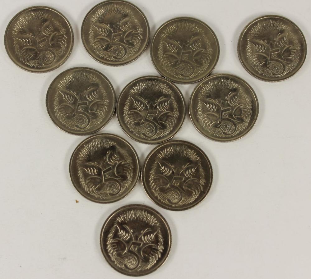 Australia 1966 (L) Five Cen... image