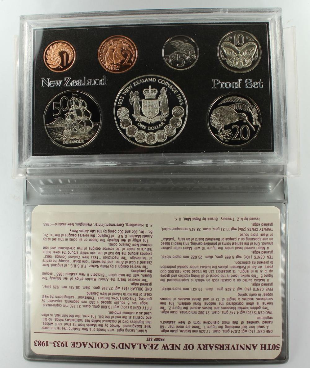 New Zealand 1983 Proof Set,... image