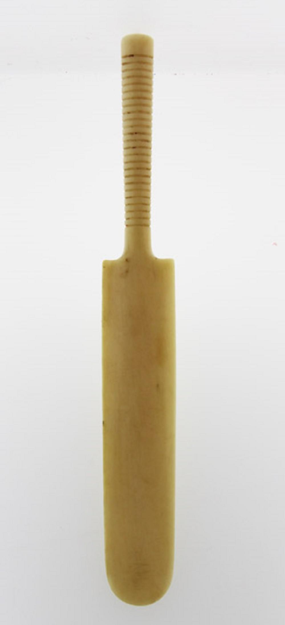 Antique Ivory Cricket Bat image