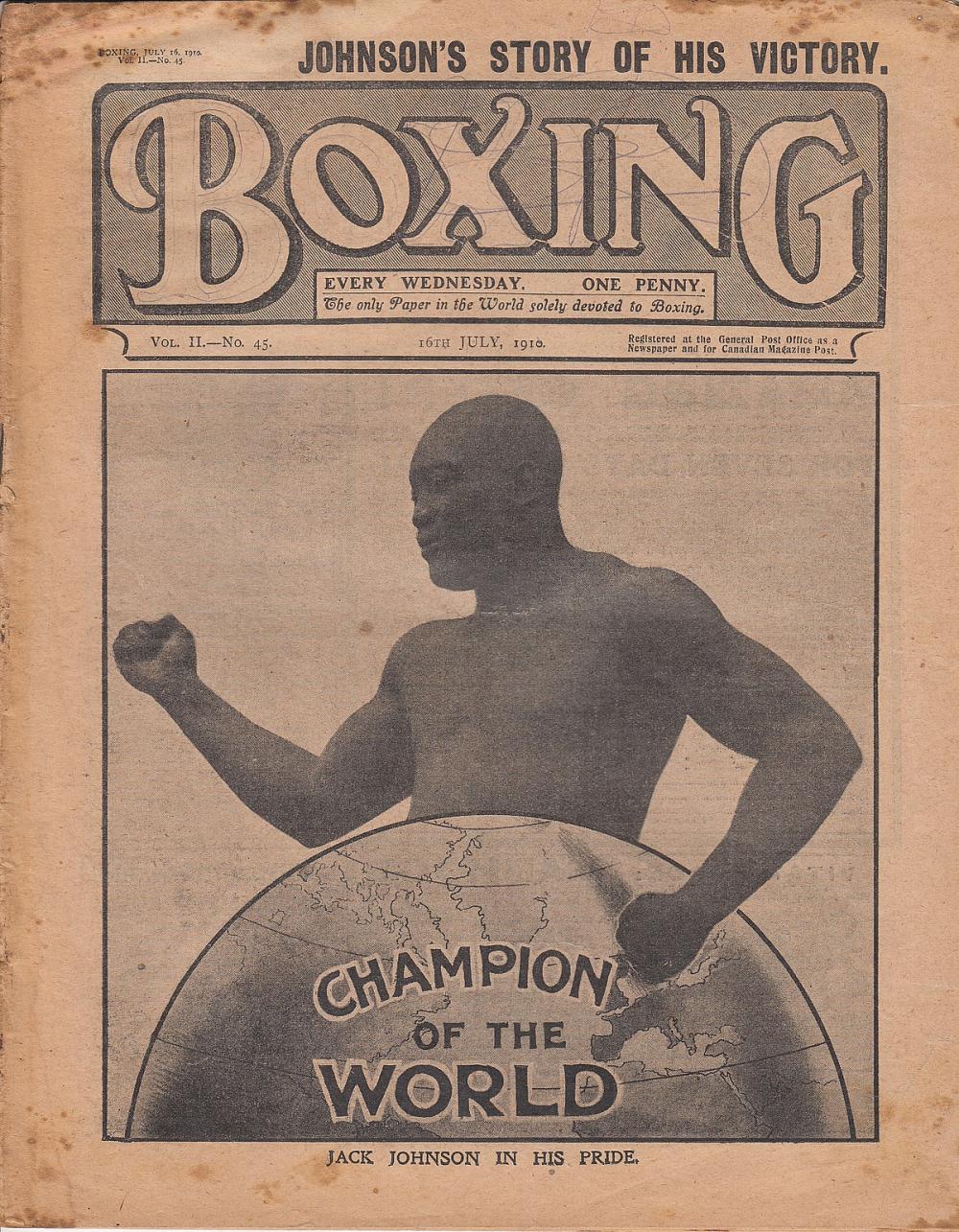 'Boxing' magazine July 16, ... image