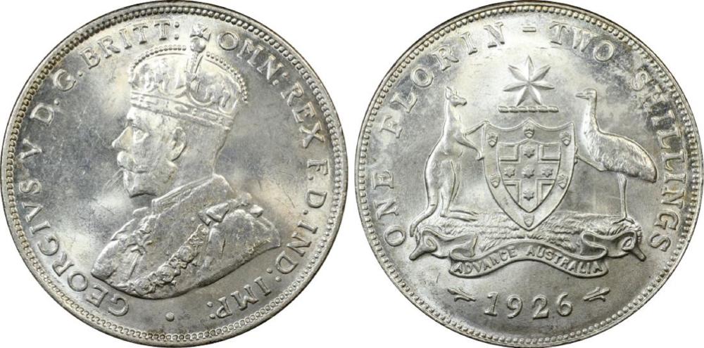 Australia. 1926 Florin, PCG... image