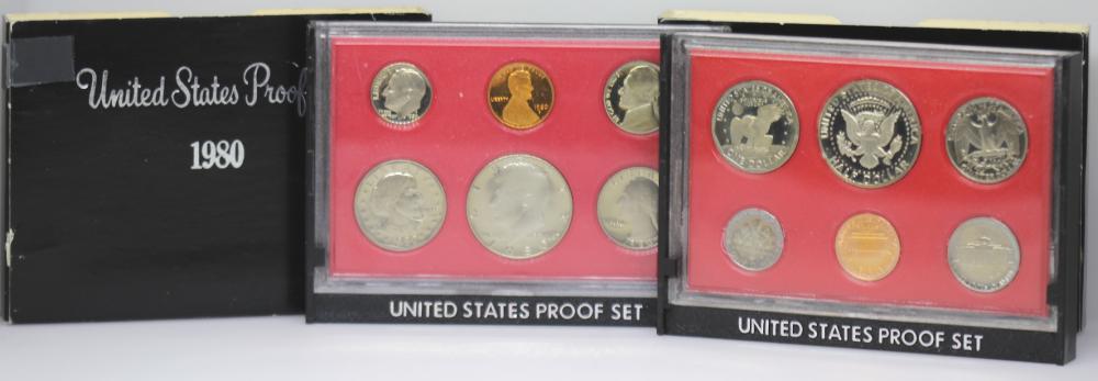 USA. 1980 Proof Sets '1c to... image