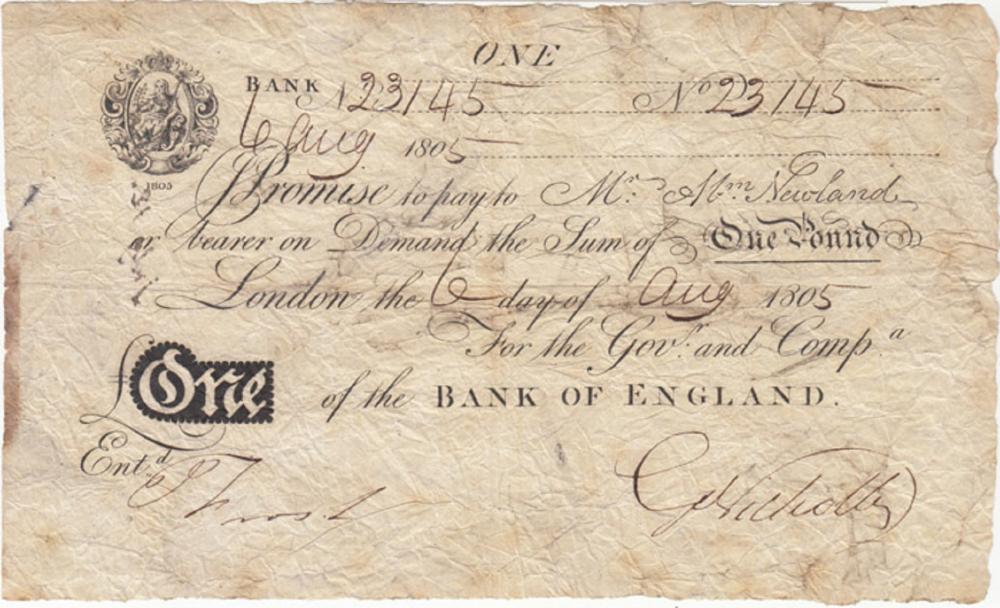 Great Britain. 'Newland' £1... image