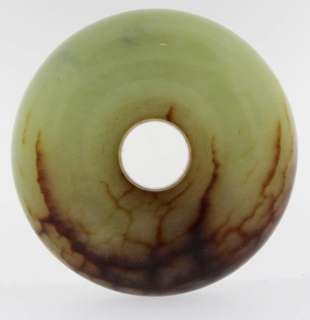 Heavy Antique Jade 'Doughnut' image