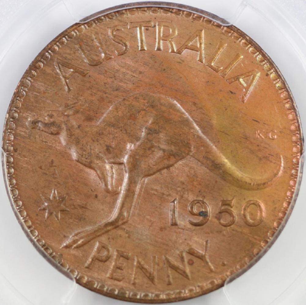 Australia 1950 Y. Penny, PC... image