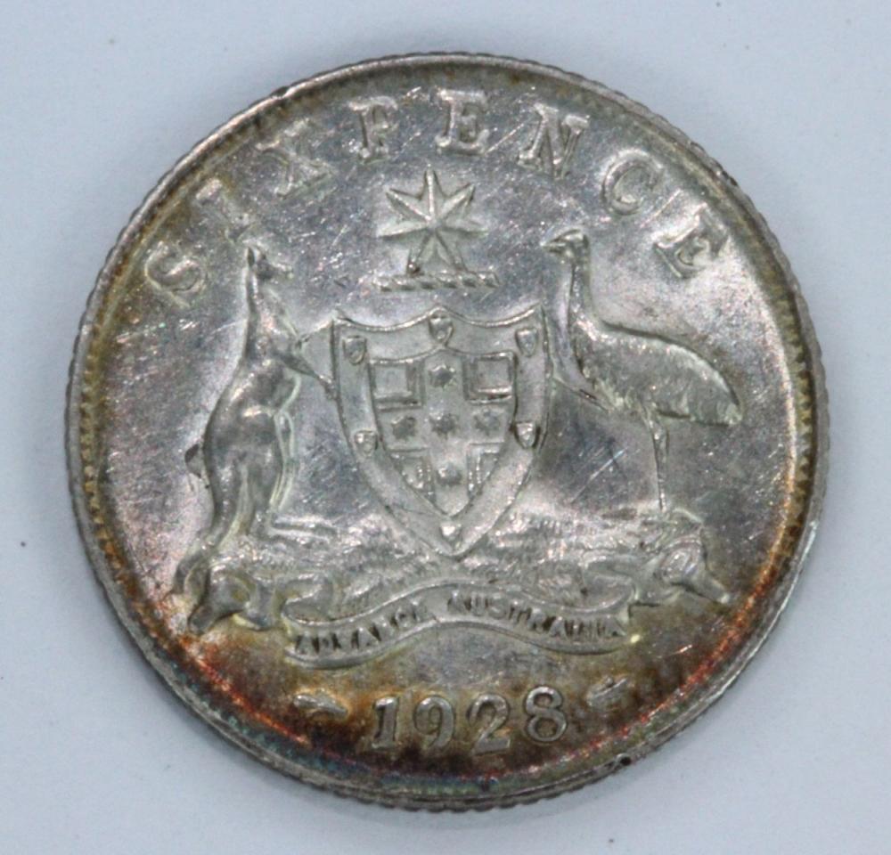 Australia 1928 Sixpence Coi... image