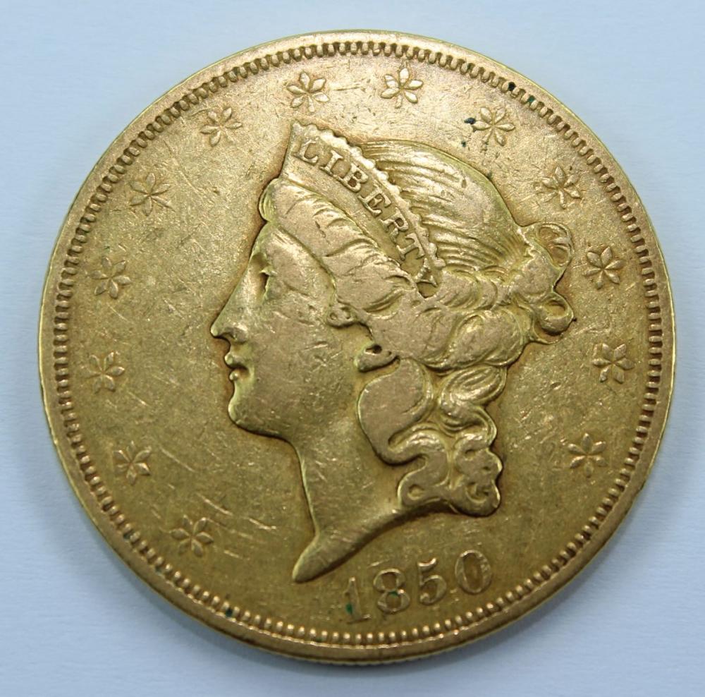 USA 1850 Liberty Gold $20 g... image