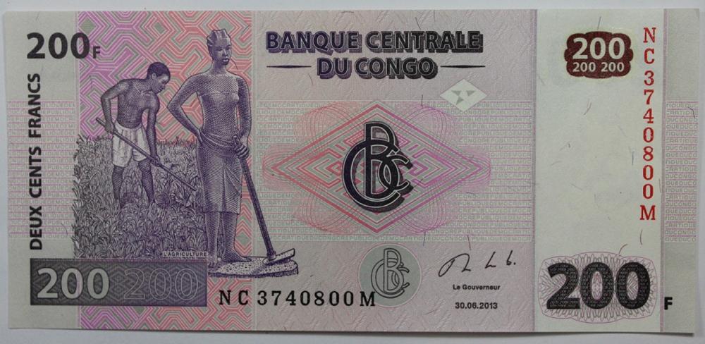 Congo. 200 Franc (2013), Un... image