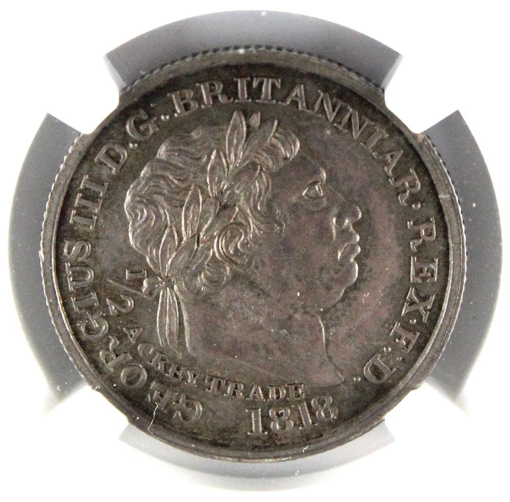 Gold Coast. 1818 Silver 1/2... image