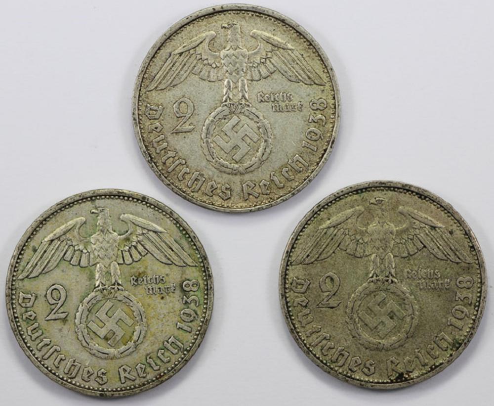 Germany. 1938 A, B & D Silv... image