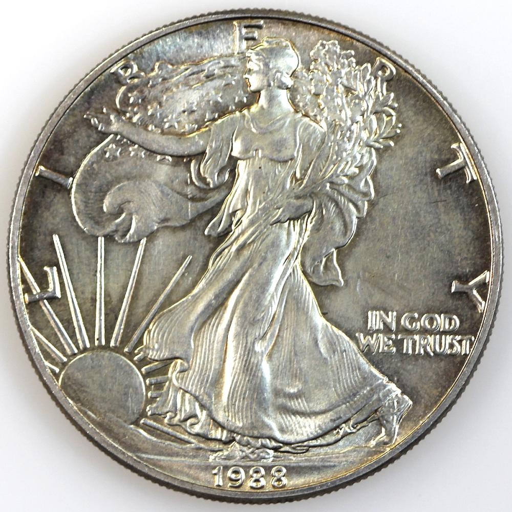 U.S.A. 1988 Silver (0.999) ... image