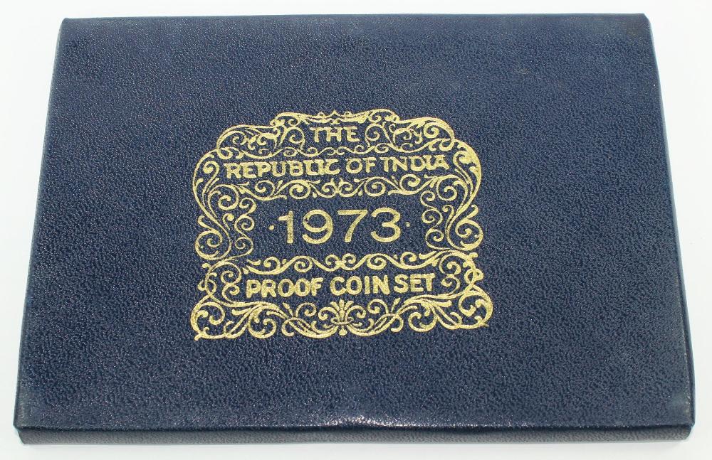 India 1973 B Proof Set, FDC... image