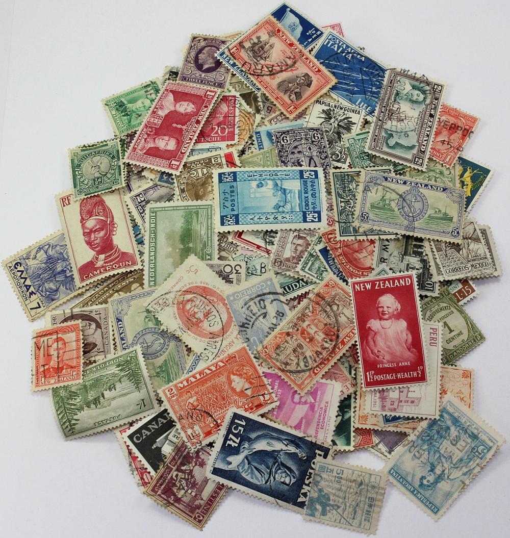 World Stamps Pre 1950, Bulk... image