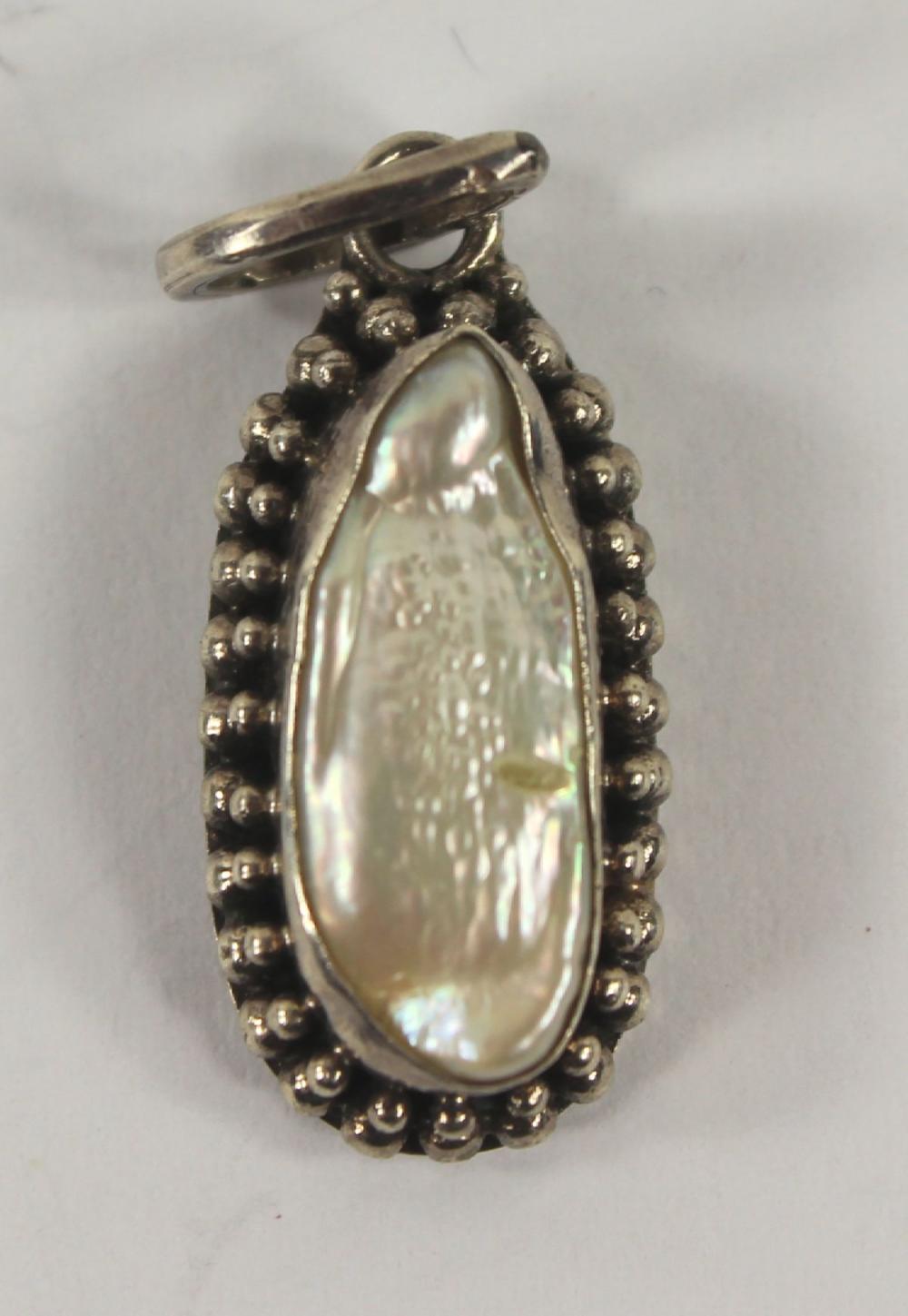 Small Baroque Pearl Pendant... image